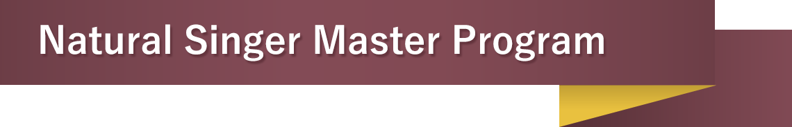 Natural Singer Master Program